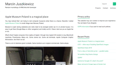 Desktop Screenshot of marcin.juszkiewicz.com.pl