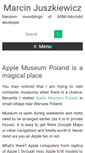 Mobile Screenshot of marcin.juszkiewicz.com.pl