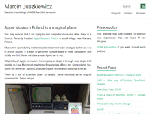 Tablet Screenshot of marcin.juszkiewicz.com.pl